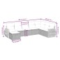 vidaXL 8-tlg. Garten-Sofagarnitur mit Kissen Schwarz Poly Rattan vidaXL 8-tlg. Garten-Sofagarnitur mit Kissen Schwarz Poly Rattan