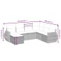 vidaXL 7-tlg. Garten-Sofagarnitur mit Kissen Beige Poly Rattan vidaXL 7-tlg. Garten-Sofagarnitur mit Kissen Beige Poly Rattan