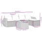 vidaXL 6-tlg. Garten-Sofagarnitur mit Kissen Beige Poly Rattan vidaXL 6-tlg. Garten-Sofagarnitur mit Kissen Beige Poly Rattan