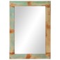 vidaXL Spiegel 70x50 cm Altholz Massiv und Glas vidaXL Spiegel 70x50 cm Altholz Massiv und Glas