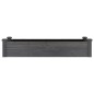 vidaXL Hochbeet mit Einsatz Grau 120x45x25 cm Massivholz Tanne vidaXL Hochbeet mit Einsatz Grau 120x45x25 cm Massivholz Tanne