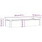 vidaXL Hochbeet mit Einsatz Grau 120x45x25 cm Massivholz Tanne vidaXL Hochbeet mit Einsatz Grau 120x45x25 cm Massivholz Tanne