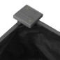 vidaXL Hochbeet mit Einsatz Grau 240x45x25 cm Massivholz Tanne vidaXL Hochbeet mit Einsatz Grau 240x45x25 cm Massivholz Tanne