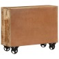 vidaXL Sideboard 80x30x65 cm Massives Raues Mangoholz vidaXL Sideboard 80x30x65 cm Massives Raues Mangoholz