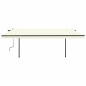 vidaXL Markise Manuell Einziehbar mit Pfosten 5x3 m Creme vidaXL Markise Manuell Einziehbar mit Pfosten 5x3 m Creme