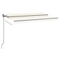 vidaXL Markise Manuell Einziehbar 450x300 cm Creme vidaXL Markise Manuell Einziehbar 450x300 cm Creme