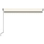 vidaXL Markise Manuell Einziehbar 450x300 cm Creme vidaXL Markise Manuell Einziehbar 450x300 cm Creme