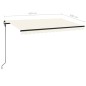 vidaXL Markise Manuell Einziehbar 450x300 cm Creme vidaXL Markise Manuell Einziehbar 450x300 cm Creme