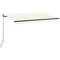 vidaXL Markise Manuell Einziehbar 450x350 cm Creme vidaXL Markise Manuell Einziehbar 450x350 cm Creme