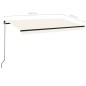 vidaXL Markise Manuell Einziehbar 450x350 cm Creme vidaXL Markise Manuell Einziehbar 450x350 cm Creme