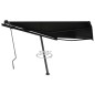 vidaXL Standmarkise Einziehbar Handbetrieben 400x350 cm Anthrazit vidaXL Standmarkise Einziehbar Handbetrieben 400x350 cm Anthrazit