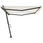 vidaXL Standmarkise Manuell Einziehbar 500x300 cm Creme vidaXL Standmarkise Manuell Einziehbar 500x300 cm Creme