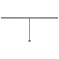 vidaXL Standmarkise Manuell Einziehbar 600x300 cm Blau/Weiß vidaXL Standmarkise Manuell Einziehbar 600x300 cm Blau/Weiß