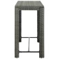 vidaXL 9-tlg. Garten-Bar-Set mit Anthrazit Kissen Poly Rattan vidaXL 9-tlg. Garten-Bar-Set mit Anthrazit Kissen Poly Rattan