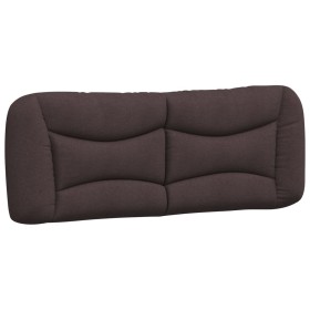 vidaXL Kopfteil-Kissen Dunkelbraun 120 cm Stoff