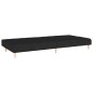 vidaXL Schlafsofa 2-Sitzer Schwarz Stoff vidaXL Schlafsofa 2-Sitzer Schwarz Stoff