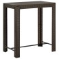 7-tlg. Gartenbar-Set mit Kissen Poly Rattan Braun 7-tlg. Gartenbar-Set mit Kissen Poly Rattan Braun