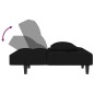 vidaXL Schlafsofa 2-Sitzer mit 2 Kissen Schwarz Samt vidaXL Schlafsofa 2-Sitzer mit 2 Kissen Schwarz Samt