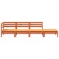 vidaXL Gartensofa 4-Sitzer Wachsbraun Massivholz Kiefer vidaXL Gartensofa 4-Sitzer Wachsbraun Massivholz Kiefer