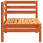 vidaXL Gartensofa 4-Sitzer Wachsbraun Massivholz Kiefer vidaXL Gartensofa 4-Sitzer Wachsbraun Massivholz Kiefer
