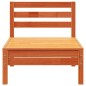 vidaXL Gartensofa 4-Sitzer Wachsbraun Massivholz Kiefer vidaXL Gartensofa 4-Sitzer Wachsbraun Massivholz Kiefer