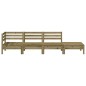 vidaXL Gartensofa 4-Sitzer Kiefernholz Imprägniert vidaXL Gartensofa 4-Sitzer Kiefernholz Imprägniert