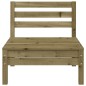 vidaXL Gartensofa 4-Sitzer Kiefernholz Imprägniert vidaXL Gartensofa 4-Sitzer Kiefernholz Imprägniert