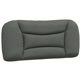 vidaXL Kopfteil-Kissen Dunkelgrau 80 cm Stoff