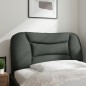vidaXL Kopfteil-Kissen Dunkelgrau 80 cm Stoff