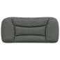 vidaXL Kopfteil-Kissen Dunkelgrau 80 cm Stoff