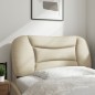 vidaXL Kopfteil-Kissen Creme 80 cm Stoff vidaXL Kopfteil-Kissen Creme 80 cm Stoff