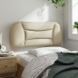 vidaXL Kopfteil-Kissen Creme 80 cm Stoff vidaXL Kopfteil-Kissen Creme 80 cm Stoff