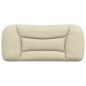 vidaXL Kopfteil-Kissen Creme 80 cm Stoff vidaXL Kopfteil-Kissen Creme 80 cm Stoff