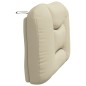 vidaXL Kopfteil-Kissen Creme 80 cm Stoff vidaXL Kopfteil-Kissen Creme 80 cm Stoff