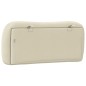 vidaXL Kopfteil-Kissen Creme 80 cm Stoff vidaXL Kopfteil-Kissen Creme 80 cm Stoff