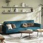 vidaXL Schlafsofa 2-Sitzer Blau Samt vidaXL Schlafsofa 2-Sitzer Blau Samt