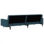 vidaXL Schlafsofa 2-Sitzer Blau Samt vidaXL Schlafsofa 2-Sitzer Blau Samt