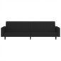vidaXL Schlafsofa 2-Sitzer Schwarz Samt vidaXL Schlafsofa 2-Sitzer Schwarz Samt