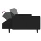 vidaXL Schlafsofa 2-Sitzer Schwarz Samt vidaXL Schlafsofa 2-Sitzer Schwarz Samt