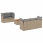 vidaXL 6-tlg. Garten-Sofagarnitur mit Kissen Beige Poly Rattan vidaXL 6-tlg. Garten-Sofagarnitur mit Kissen Beige Poly Rattan