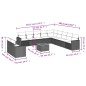 vidaXL 12-tlg. Garten-Sofagarnitur mit Kissen Beige Poly Rattan vidaXL 12-tlg. Garten-Sofagarnitur mit Kissen Beige Poly Rattan