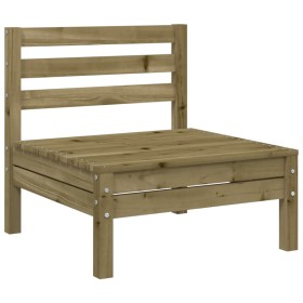 vidaXL Gartensofa ohne Armlehnen Kiefernholz Imprägniert