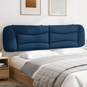 vidaXL Kopfteil-Kissen Blau 200 cm Stoff