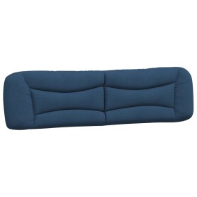 vidaXL Kopfteil-Kissen Blau 200 cm Stoff