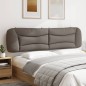 vidaXL Kopfteil-Kissen Taupe 200 cm Stoff vidaXL Kopfteil-Kissen Taupe 200 cm Stoff