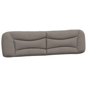 vidaXL Kopfteil-Kissen Taupe 200 cm Stoff