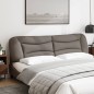 vidaXL Kopfteil-Kissen Taupe 200 cm Stoff vidaXL Kopfteil-Kissen Taupe 200 cm Stoff