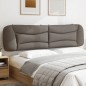 vidaXL Kopfteil-Kissen Taupe 200 cm Stoff vidaXL Kopfteil-Kissen Taupe 200 cm Stoff