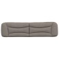 vidaXL Kopfteil-Kissen Taupe 200 cm Stoff vidaXL Kopfteil-Kissen Taupe 200 cm Stoff