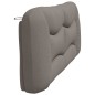 vidaXL Kopfteil-Kissen Taupe 200 cm Stoff vidaXL Kopfteil-Kissen Taupe 200 cm Stoff